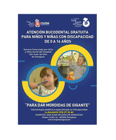 Atención bucodental gratuita para niños con discapacidad