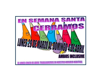 Vacaciones de Semana Santa